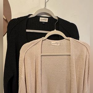 2 Universal Thread long cardigans.